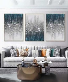 60*90 Cm Crystall Porsalein Painting Decorative For Living Room  And 3D Effect